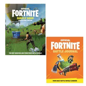 New. Set of FORTNITE BOOKS : Battle Journal & Supply Drop Collector Edition